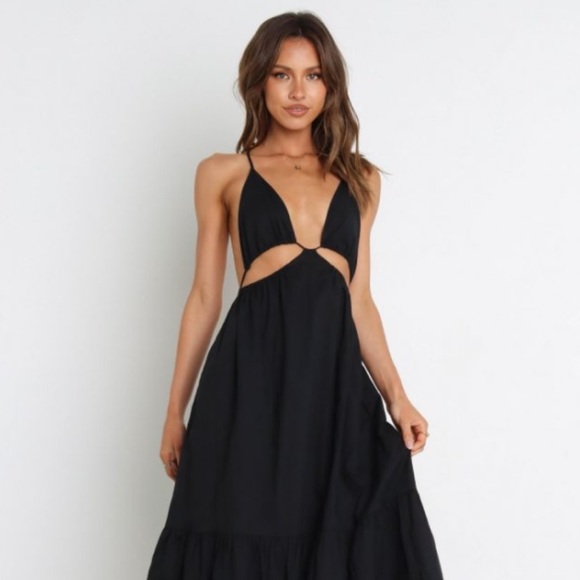 New Petal + Pup USA Black Piero Dress | size 8 small - Picture 2 of 10